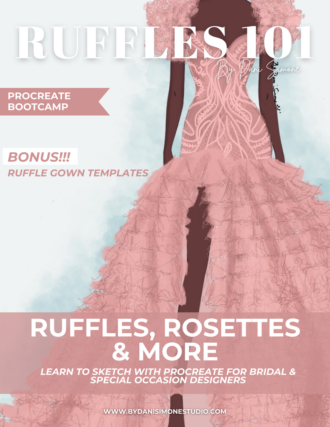 Ruffles 101 Procreate Bootcamp with Dani Simone Singerman LAUNCHES 2/1/24
