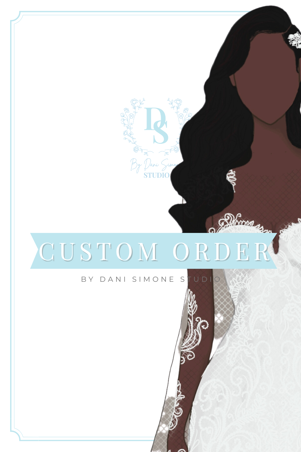 Custom Wedding & Reception Dress Payment #2 For Dana B