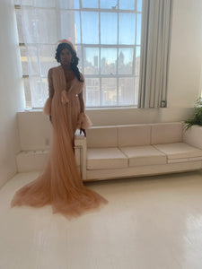 Tulle Luxury Bridal Robe By Dani Simone Studio